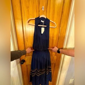 NWT Ramy Brook Sz XXS (fits like an XS) navy dress